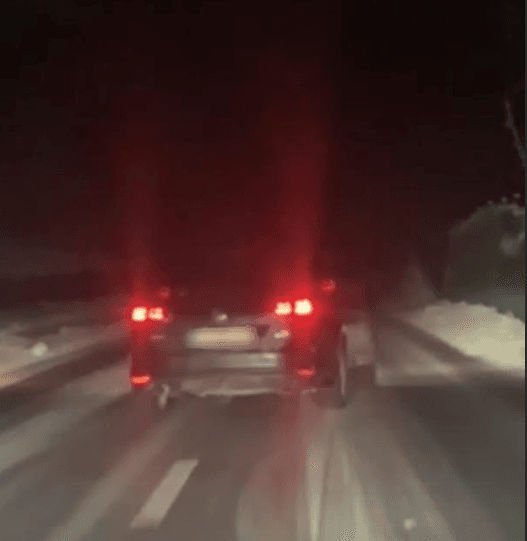 Rrëshqiti gomat gjatë lëvizjes, 27-vjeçari gjobitet me 150 euro dhe një pikë negative