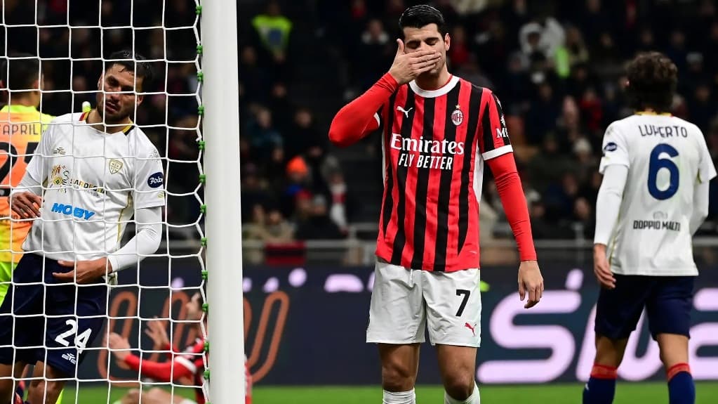 Milani nuk shkon më shumë se një barazim në "San Siro" ndaj Cagliarit