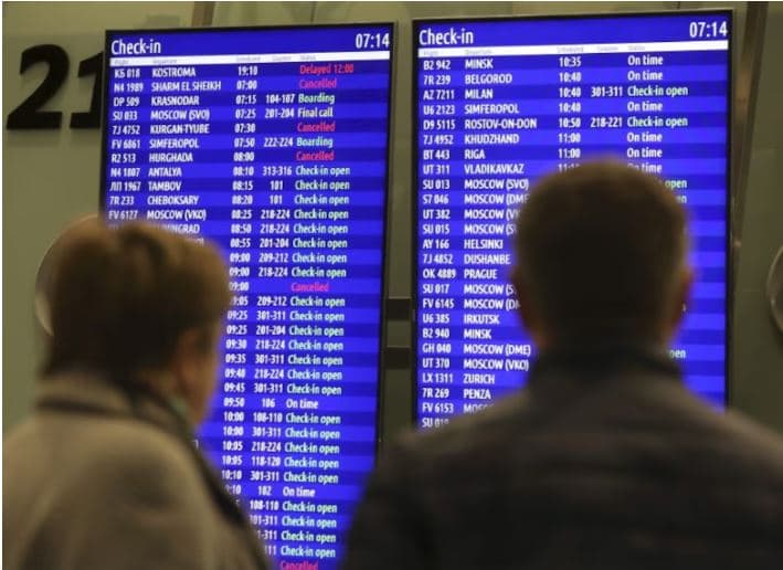 Aeroporti rus i Shën Petersburgut pezullon fluturimet për të garantuar sigurinë