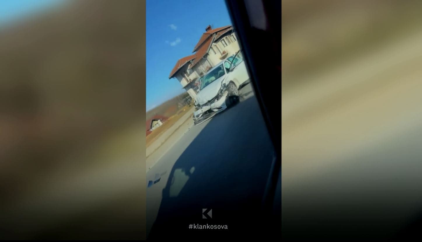 Një i lënduar nga aksidenti mes dy veturave në Llapushnik