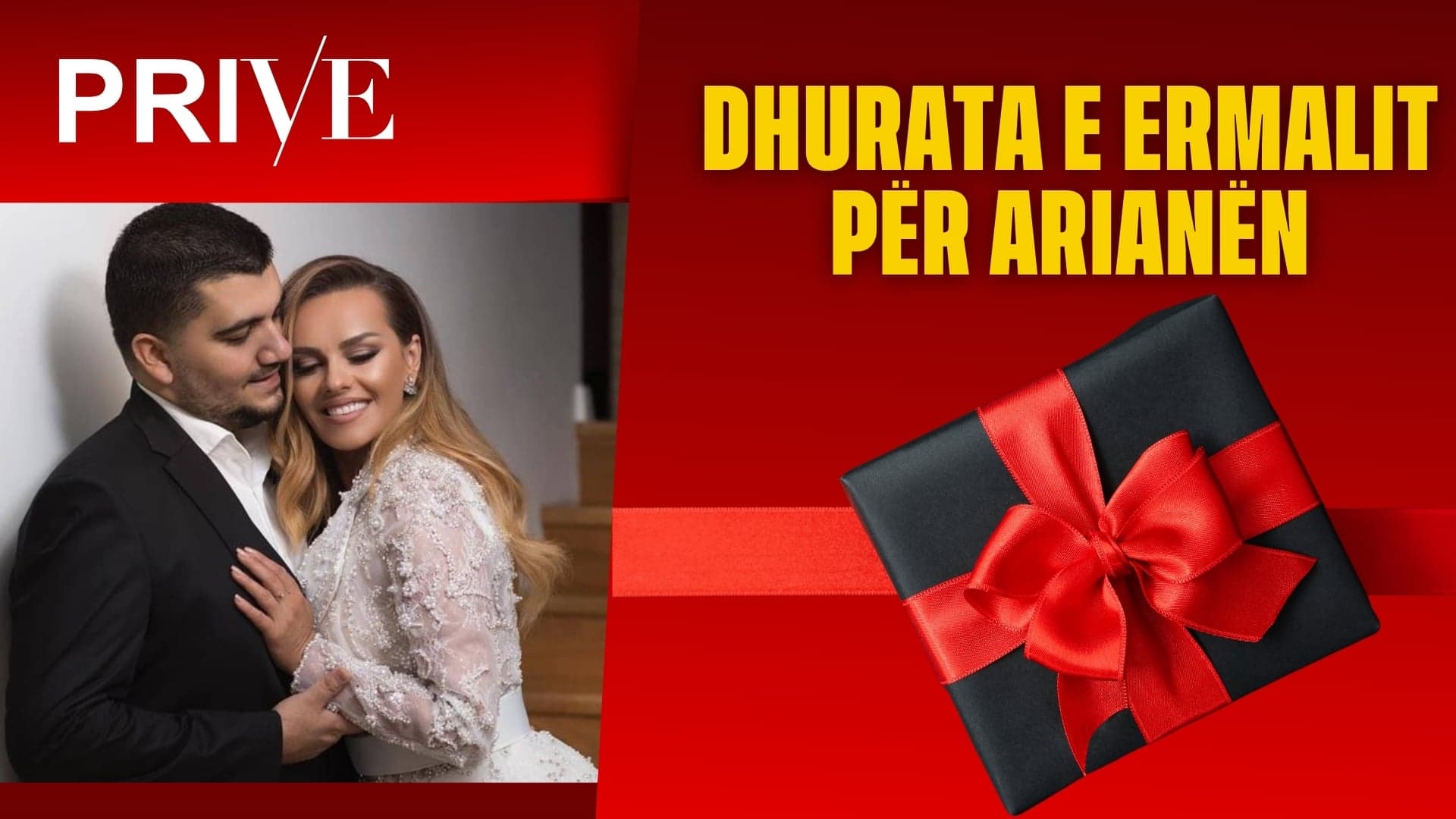 Dhuratë se jo mahi, Ermal dhe Ariana Fejzullahu festojnë (VIDEO)