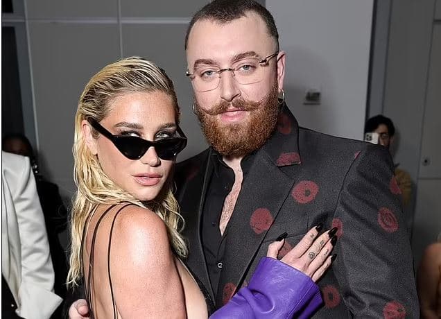 Me shumë elegancë, Kesha pozon me Sam Smith në shfaqjen e Javës së Modës në Nju Jork