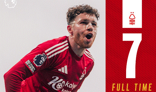 Nottingham shënon fitoren më të madhe në historinë e klubit, mposht Brightonin me rezultat 7-0