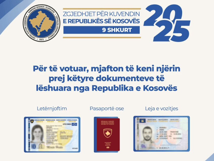 KQZ njofton se cilat dokumente janë të vlefshme për votim
