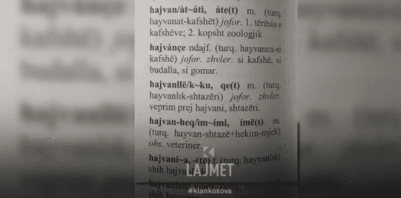 Gjuha e Kurtit: ''Hajvan'' e ''hajvanat'' ofendim për njerëzit (VIDEO)