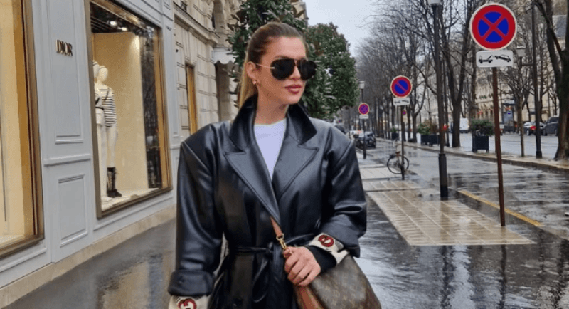 Leonora Jakupi pozon rrugëve të Parisit