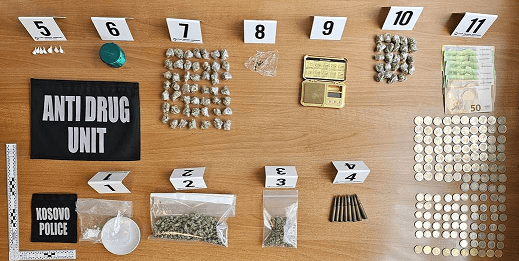 Policia realizon kontroll në Mitrovicë të Jugut, sekuestron narkotikë dhe dëshmi tjera