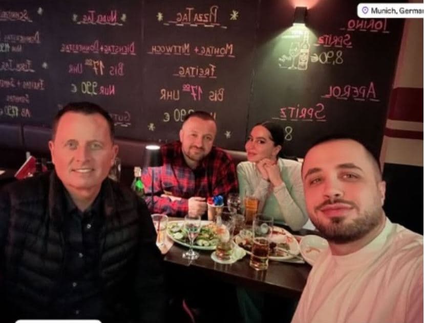 Dafina me Kreshnikun darkojnë me Grenellin në Mynih