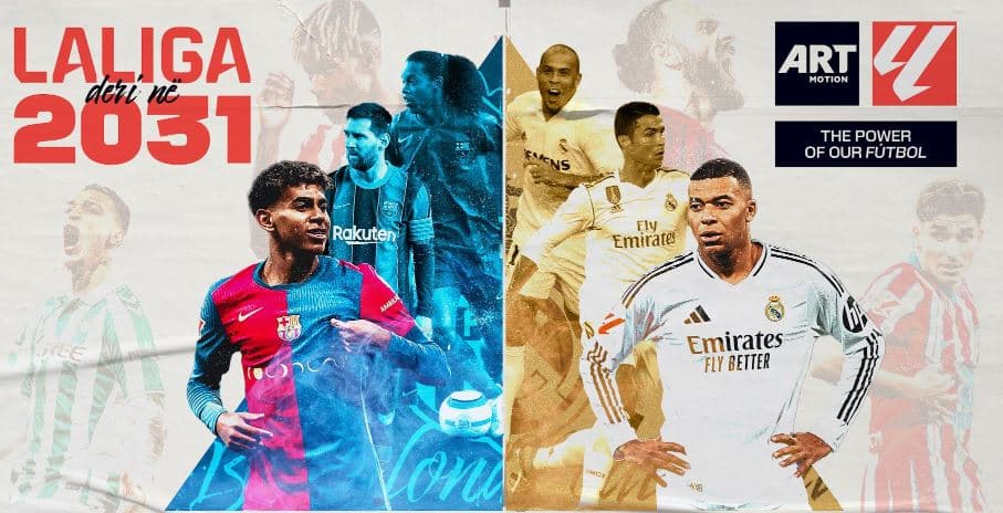 La Liga një dekadë në Artmotion - Rivaliteti i "El Clasicos" vazhdon deri në 2031