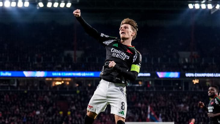 Arsenali arrin rekord me shtatëshen në Eindhoven