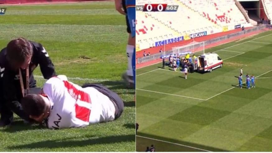 Rey Manaj humb ndjenjat në fushë, largohet me ambulancë