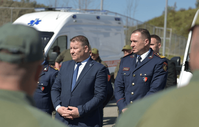 Drejtori i Policisë së Kosovës në Shqipëri, ndjek nga afër stërvitjen e Njësisë Speciale "RENEA"