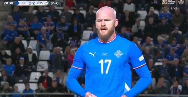 Gunnarsson përjashtohet nga ndeshja Islandë-Kosovë