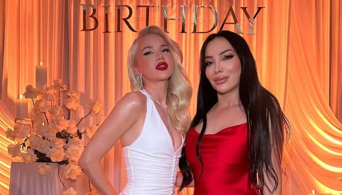 Rovena Stefa ndan pamje të reja nga festa e Sara Kolamit
