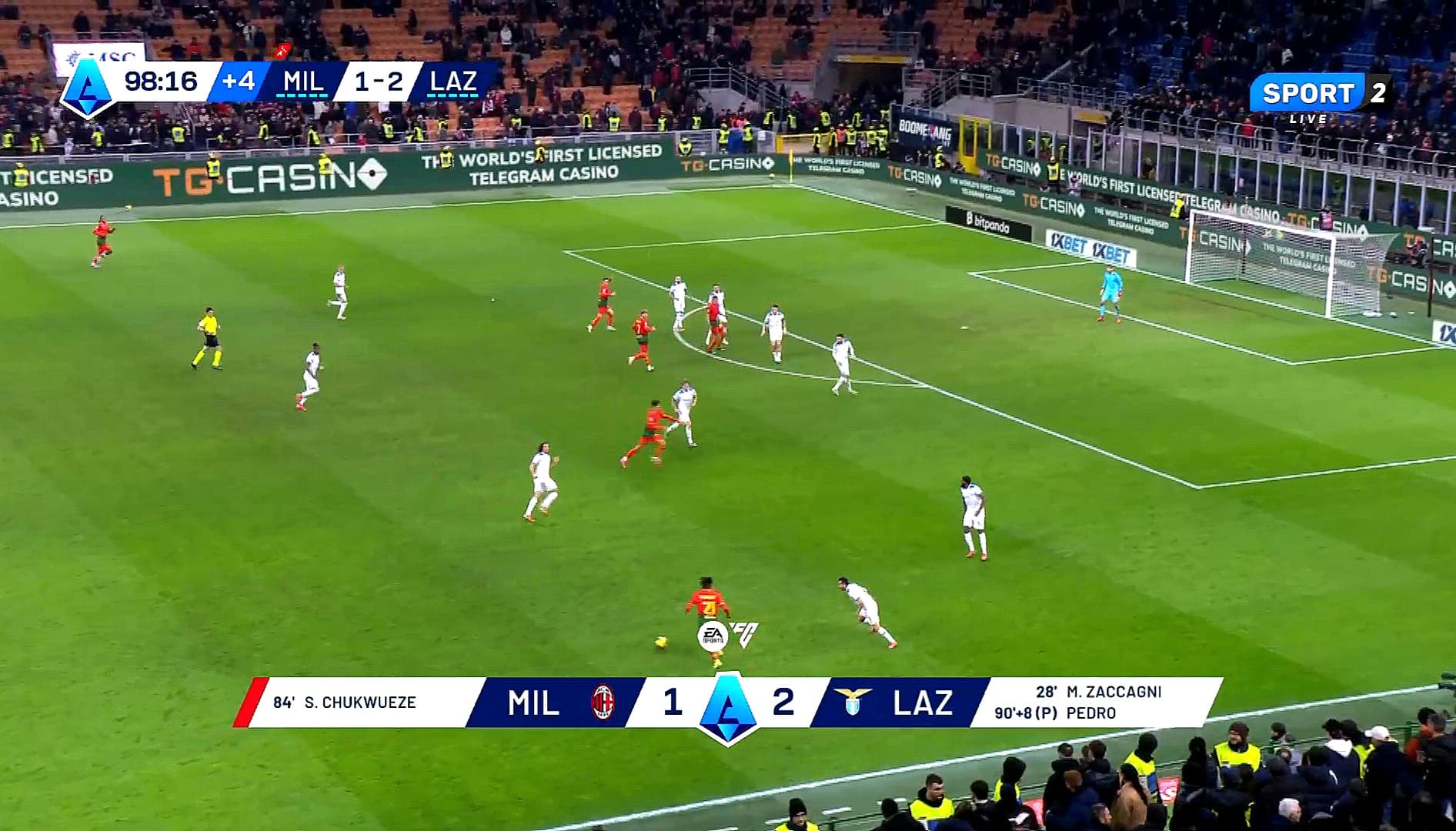 Milani assesi të këndellet, humb prej Lazios dhe "përshëndetet" me Champions