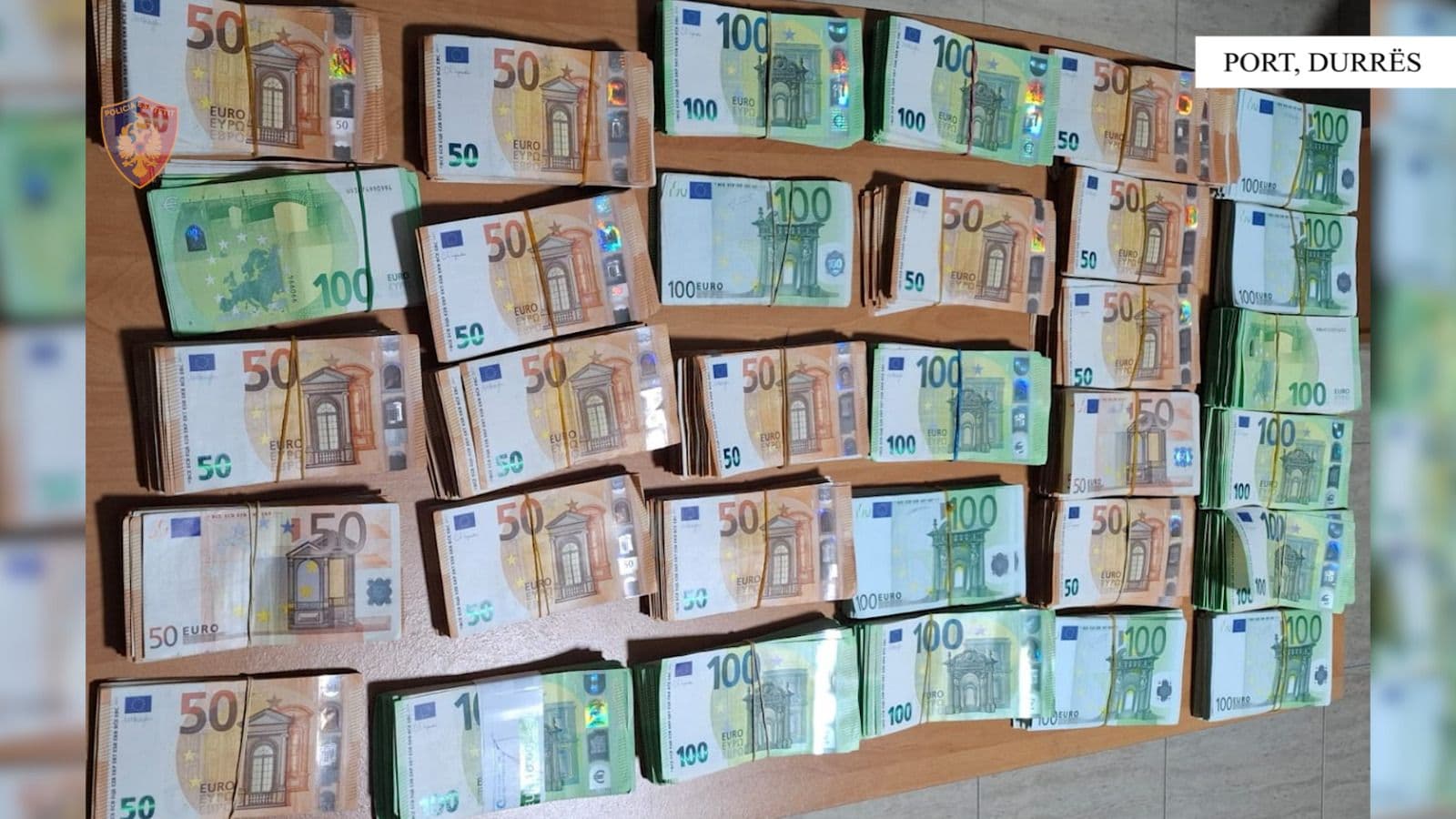“Aseti” kap në Durrës mbi 200 mijë euro, dyshohen si produkt i veprimtarive kriminale