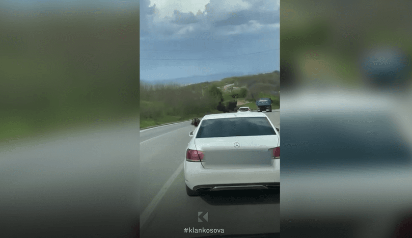 Papërgjegjësia e shoferit, fëmija rrezikon jetën – del në dritare gjatë ngasjes (VIDEO)