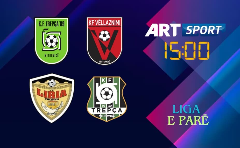 Sot zhvillohen dy super derbi në Ligën e Parë futbollistike të Kosovës