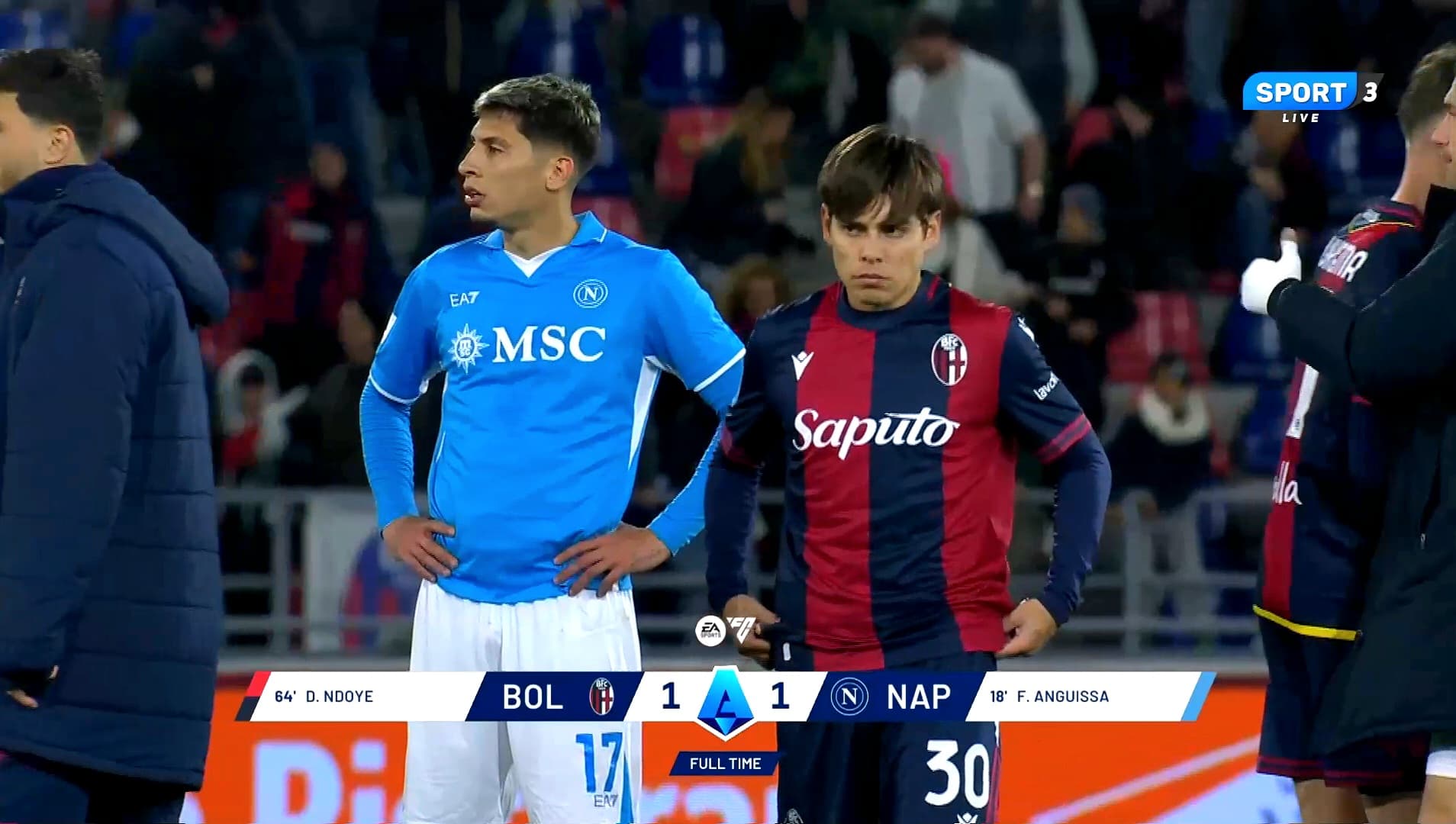 Napoli ndalet nga Bologna, s'e shfrytëzon dot 'gabimin' e Interit
