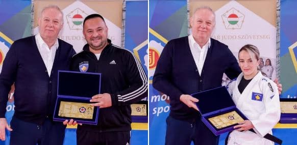 Toni Kuka e Distria Krasniqi nderohen me "Pllakën e Parisit"