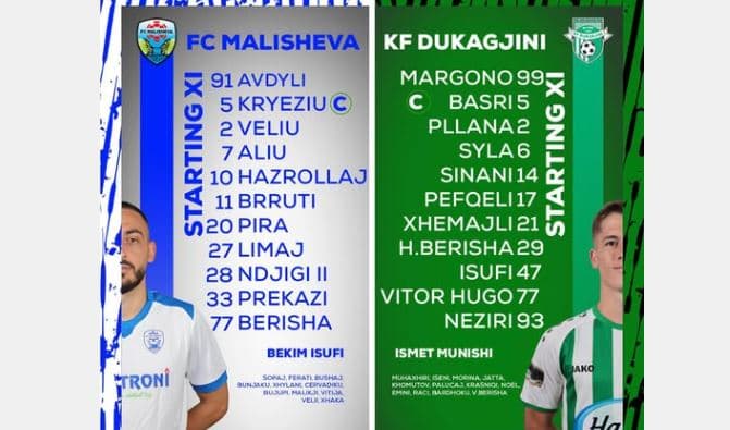 Dalin formacionet e ndeshjes Malisheva-Dukagjini
