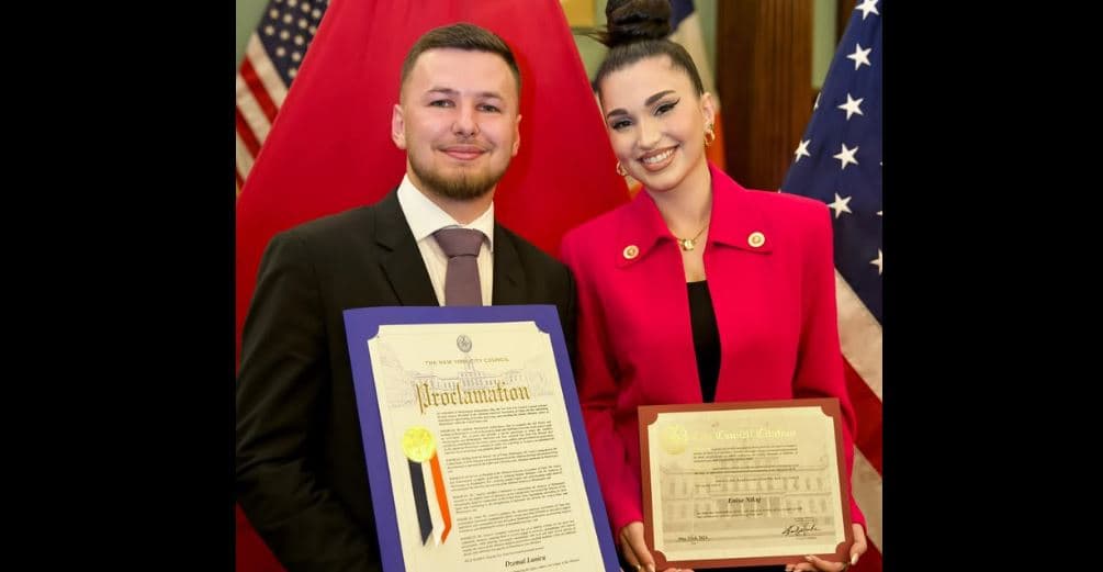 Lanica shpallet 'Qytetar Nderi' i Nju Jorkut, bëhet shqiptari më i ri që merr këtë titull