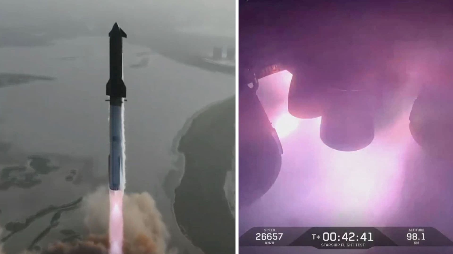 Momenti kur SpaceX Starship del jashtë kontrollit gjatë fluturimit testues (VIDEO)