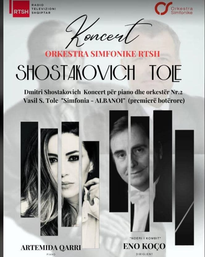 Orkestra Simfonike e RTSH-së me koncert për piano dhe orkestër