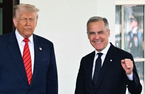 Carney mbërrin në Shtëpinë e Bardhë pasi u zotua se do t'i "rezistojë" Trumpit