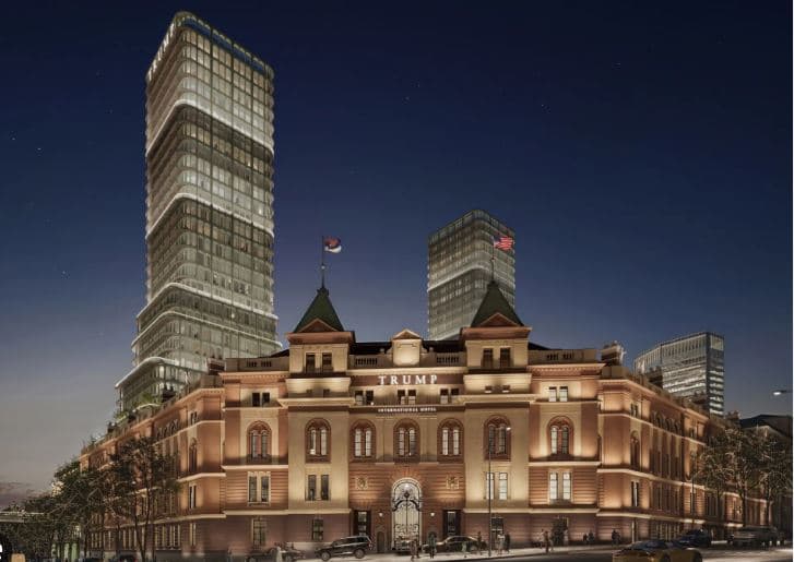 Skandal në Beograd: Dokumenti i falsifikuar rrezikon projektin e hotelit "Trump"