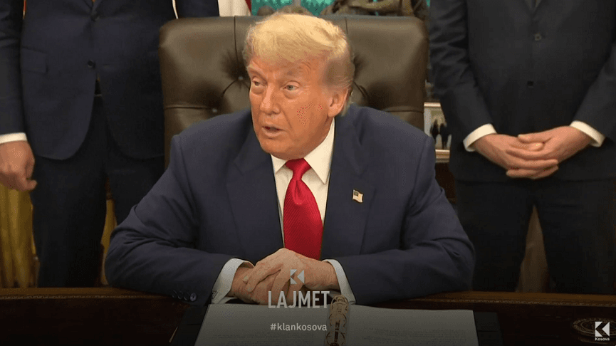 Trumpi thotë se shpëtoi Kosovën, s’jep detaje (VIDEO)