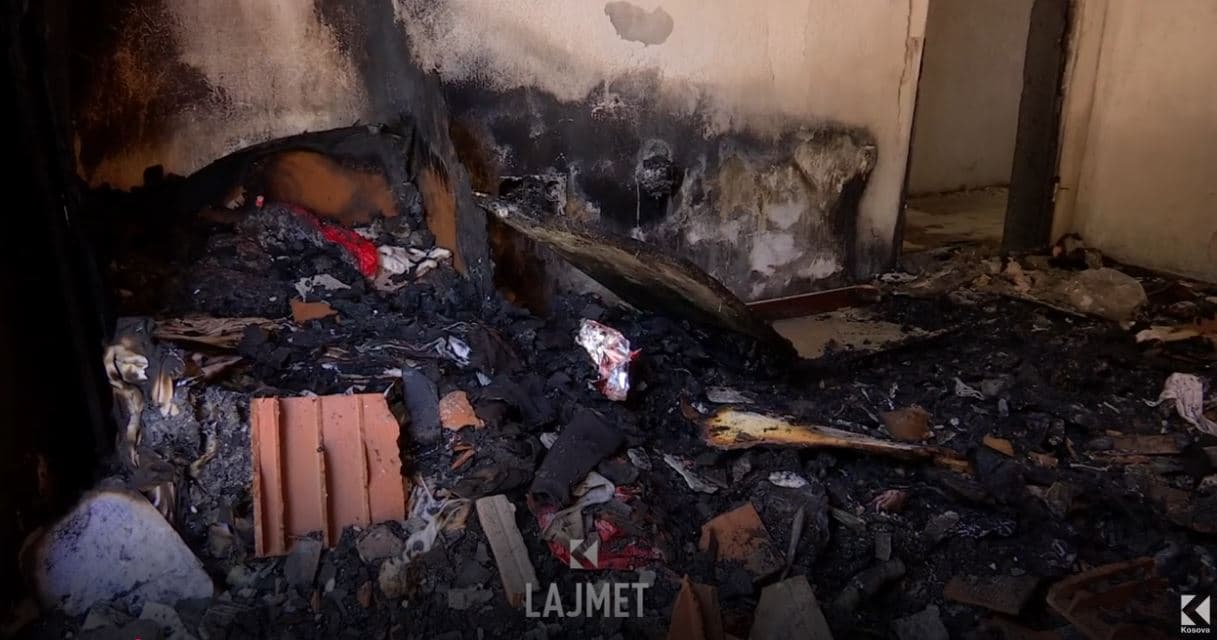Djegia e shtëpisë, familja dhjetë anëtarëshe mbetet pa kulm mbi kokë (VIDEO)