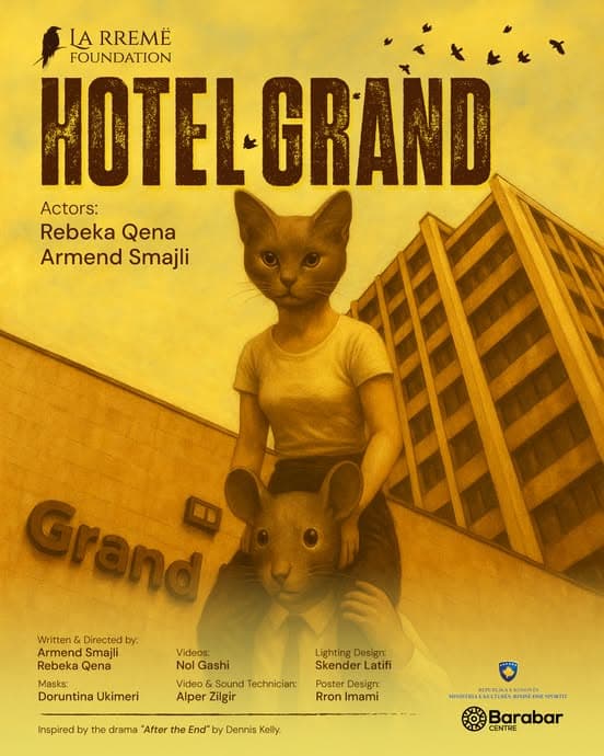 Premiera e shfaqjes “HOTEL GRAND” të dielën në Prishtinë