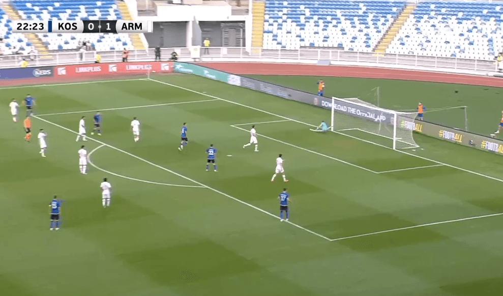 Dellova me supergol barazon rezultatin ndaj Armenisë