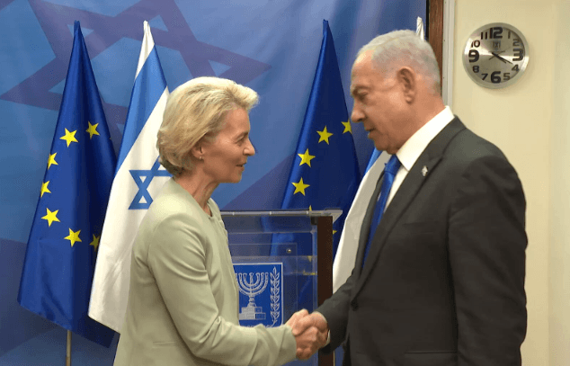 Von der Leyen flet me Netanyahun, ka një kërkesë