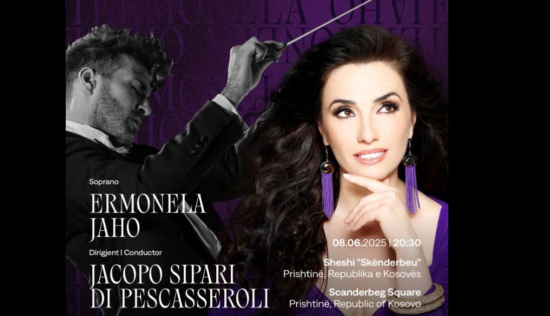 Ermonela Jaho me 8 qershor me gala koncert në Prishtinë