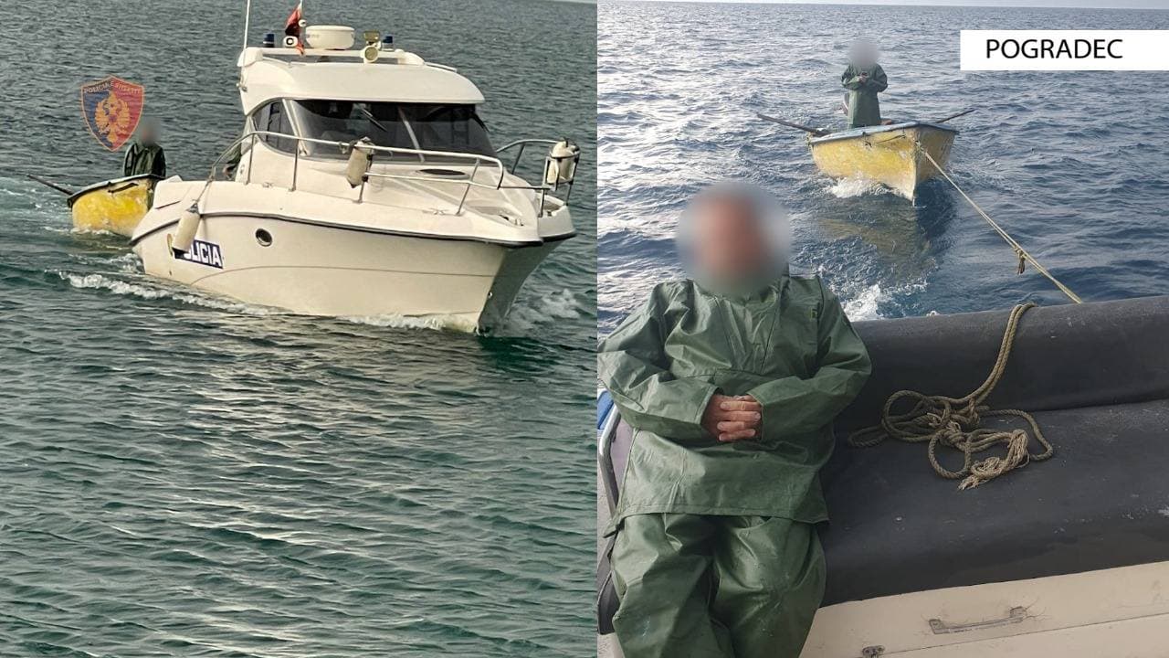 Babë e bir shpëtohen në Pogradec, rrezikoheshin të mbyteshin në liqe