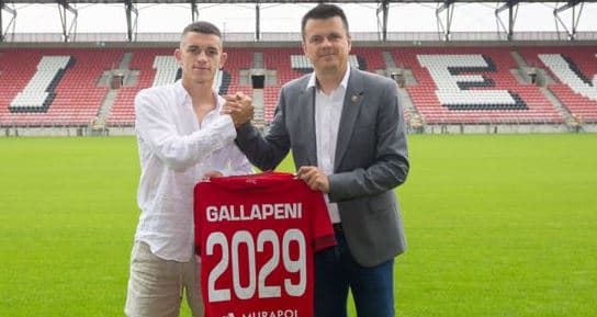 Dion Gallapeni zyrtarizohet tek klubi polak Widzew Lodz
