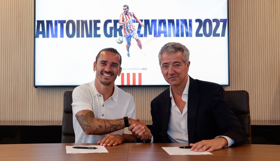 Antoine Griezmann zgjat kontratën me Atletico Madridin deri në vitin 2027