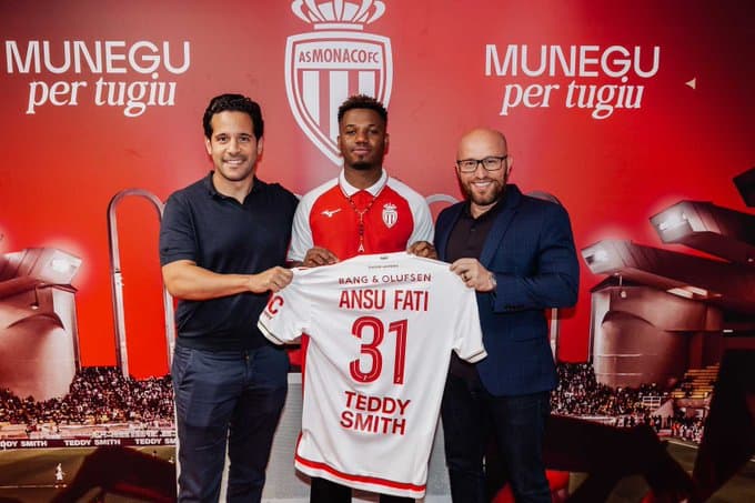Ansu Fati zyrtarizohet te Monaco