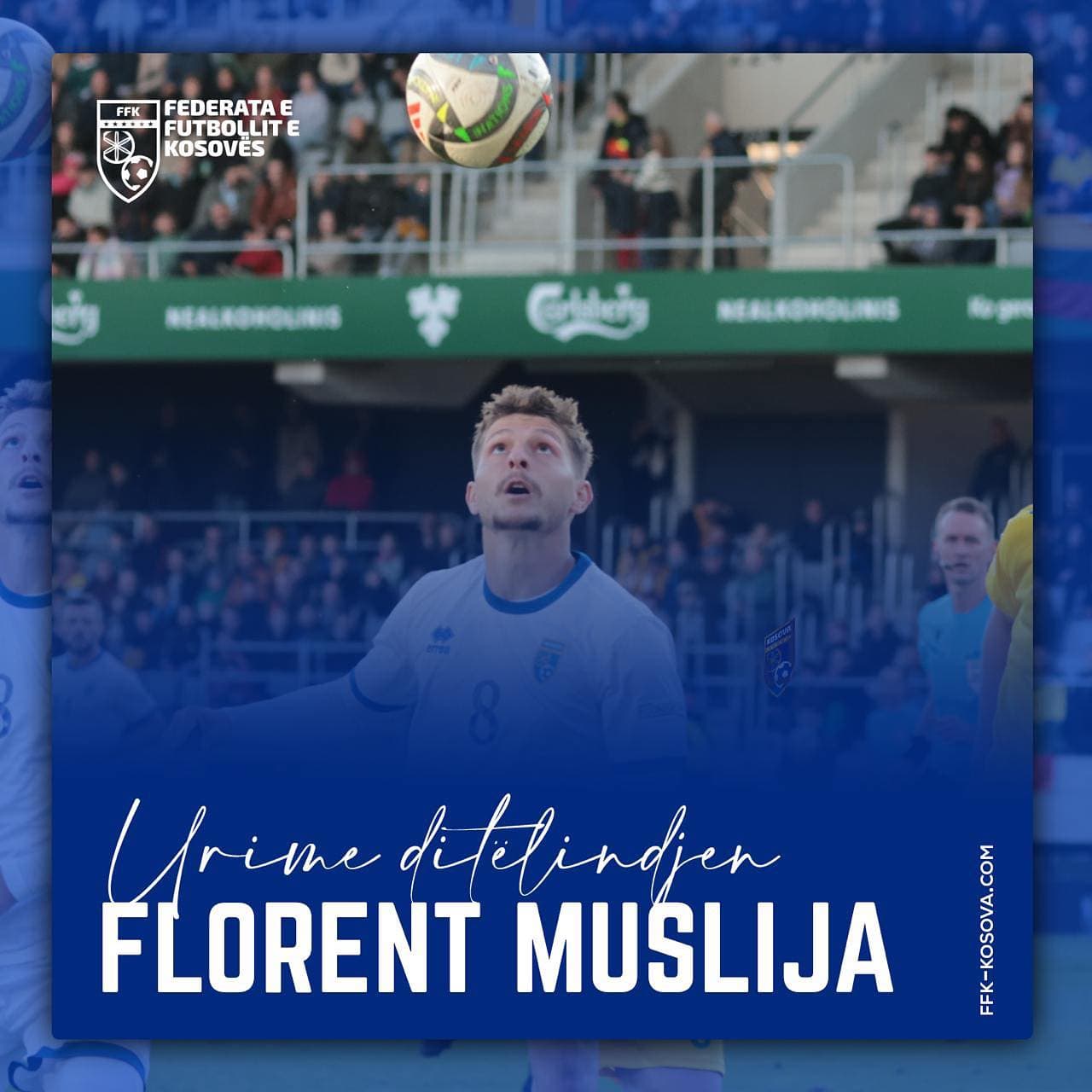 Sot një ditë e veçantë për futbollistin Florent Muslija