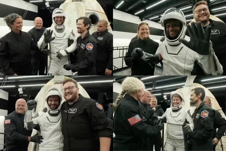 Astronautët nga ShBA-ja, India, Polonia dhe Hungaria kthehen nga stacioni hapësinor