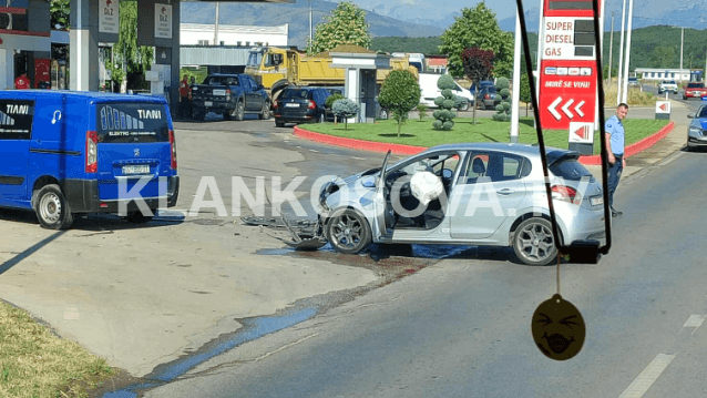 Një i lënduar nga aksidenti në Mejë të Gjakovës