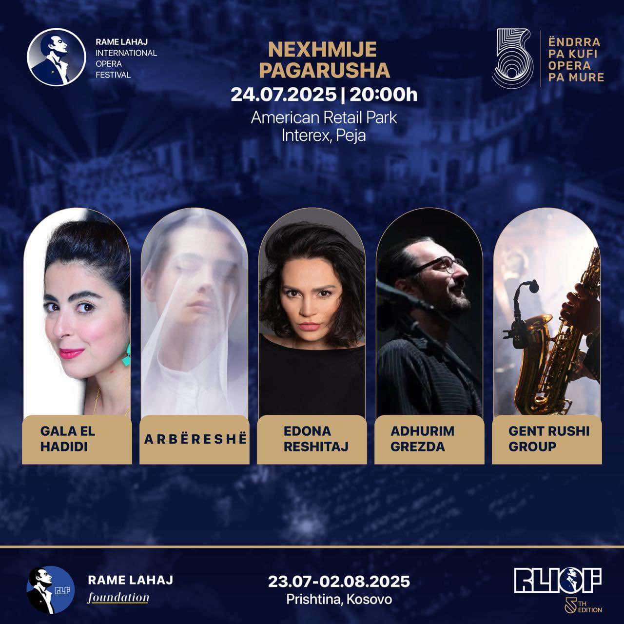 Festivali Ndërkombëtar i Operës Rame Lahaj me mbrëmjen kushtuar Nexhmije Pagarushës, vjen sonte në Pejë!