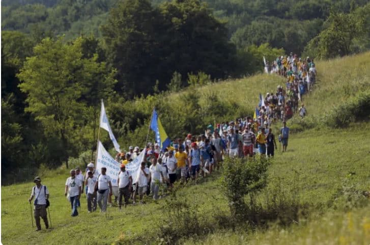 Nis "Marshi i Paqes" në nder të viktimave të gjenocidit në Srebrenicë