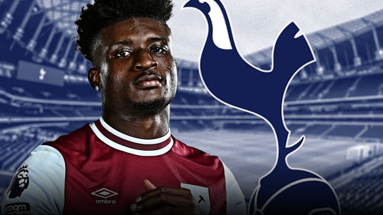 Mohammed Kudus kalon te Tottenhami