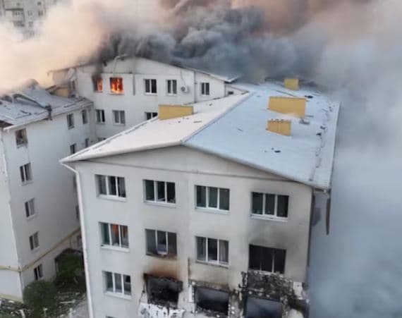 Ukraina thotë se sulmi me dron rus vrau  shtatë persona në Kharkiv, përfshirë dy fëmijë