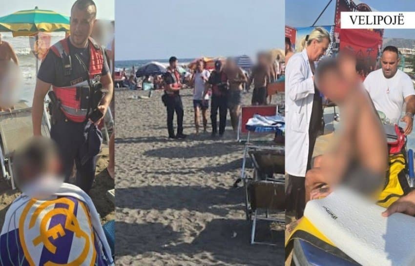 Policia në Velipojë i shpëton tre turistë po rrezikonin të mbyteshin