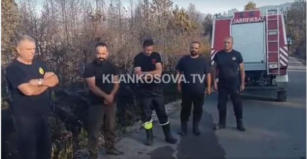 Zjarret në Kçiq të Mitrovicës: Zjarrfikësit kujdestarojnë edhe natën (FOTO)