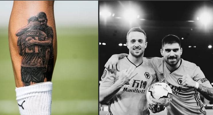Emocionuese, Ruben Neves bën tatuazh foton me Jota-n